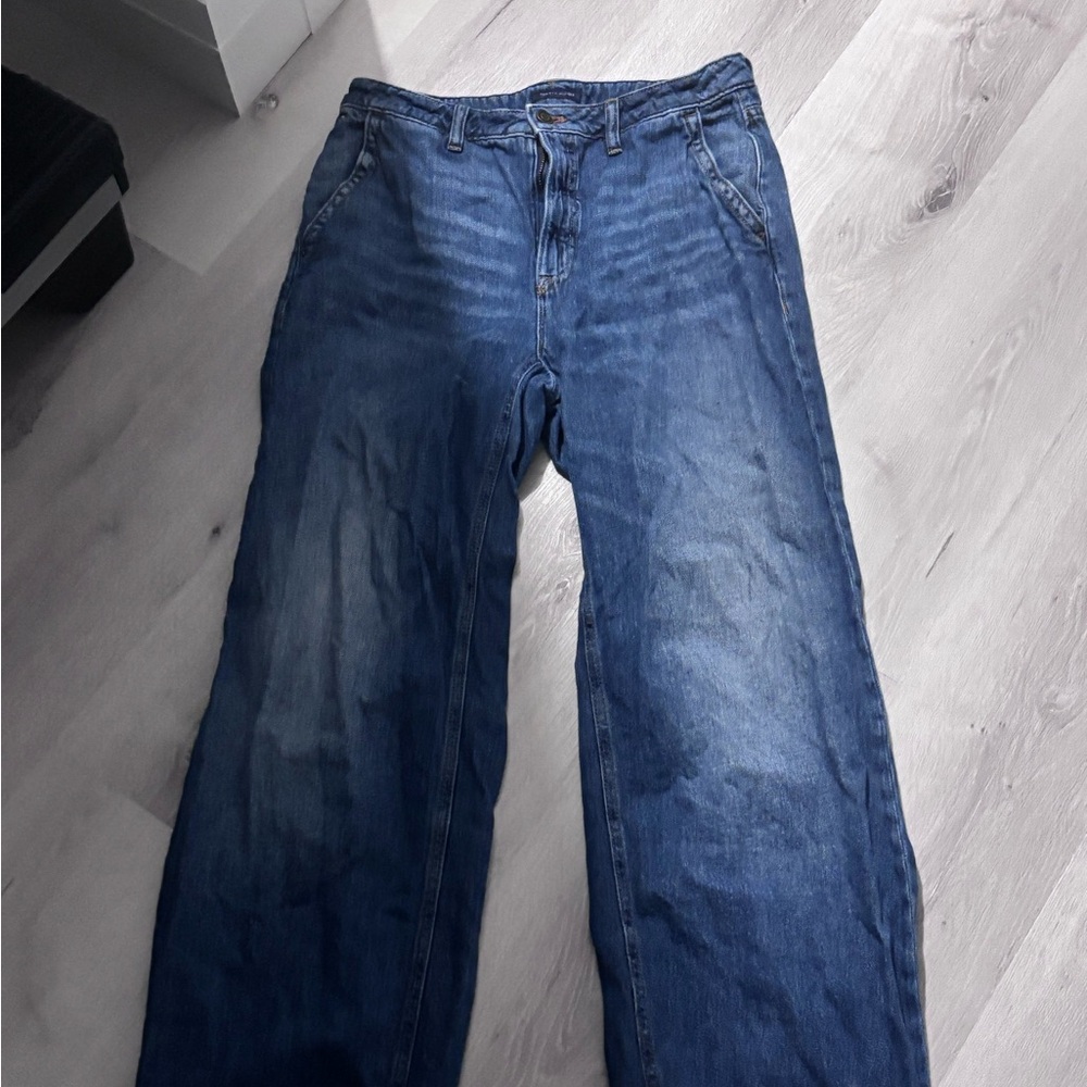 Tommy Hilfiger Women’s High Rise Baggy Dark Wash Jeans